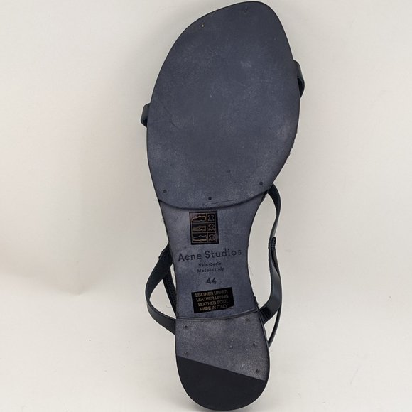 Acne Studios Stockholm "Mercurio" Black Women's Sandals Size 10.5 US 44 EUR - Picture 5 of 7